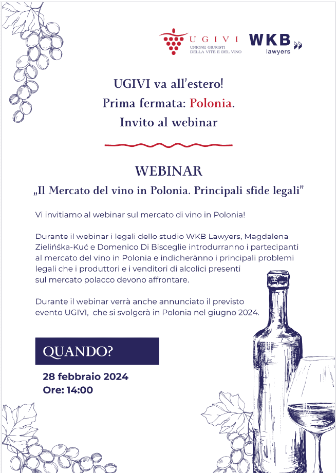 Il mercato del Vino in Polonia - evento online 1