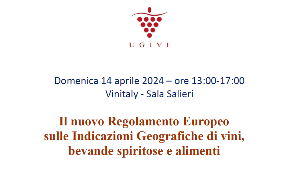 Convegno UGIVI a Vinitaly 2024 // UGIVI Seminar at Vinitaly 2024 - Verona, Sunday 14 April 2024 1
