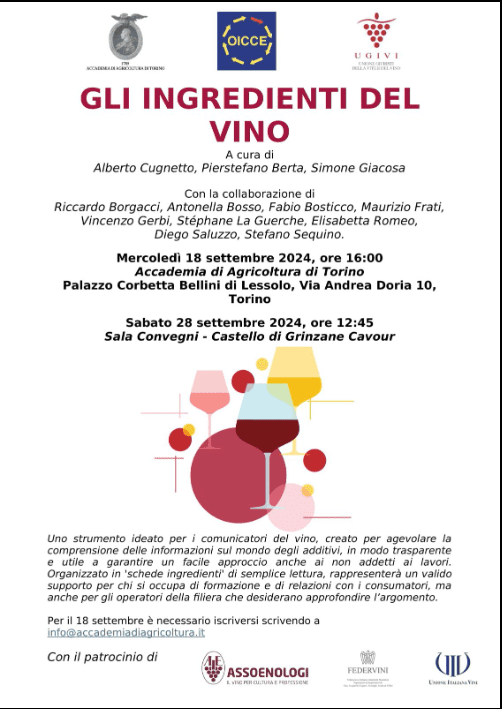 PRESENTAZIONE LIBRO "GLI INGREDIENTI DEL VINO" 1