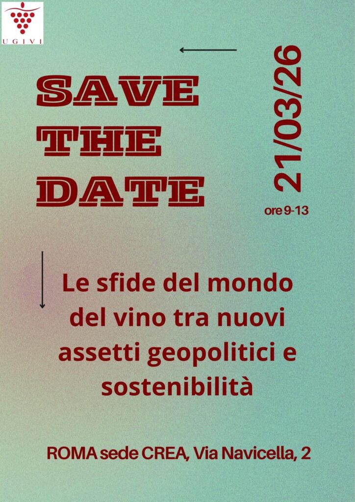 UGIVI IN ROME, SAVE THE DATE, MARCH 21, 2026 H 9-13 3