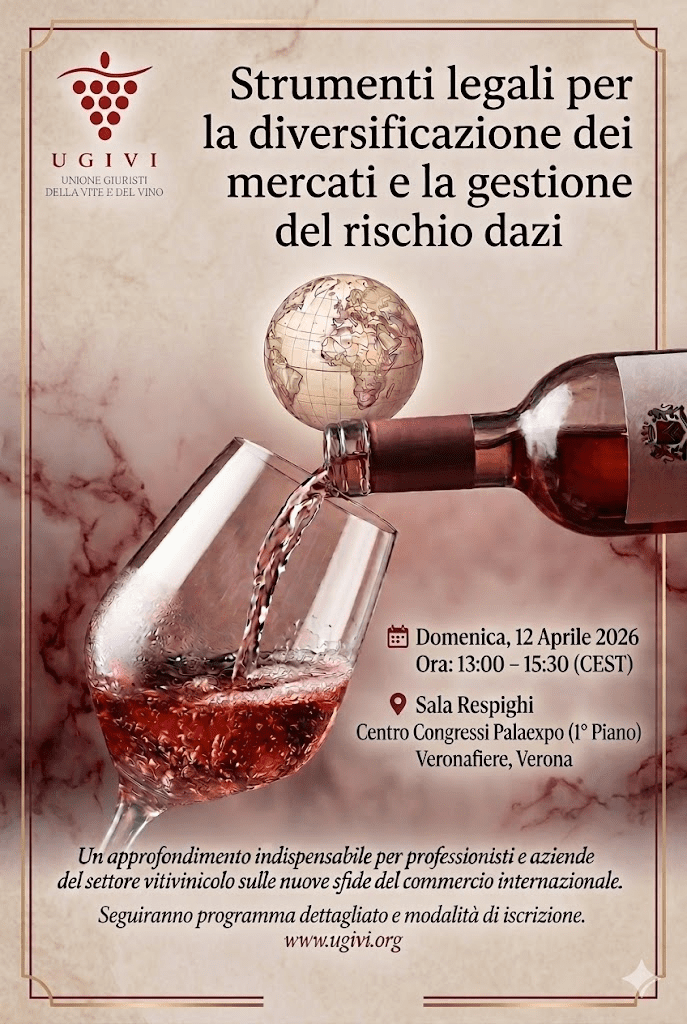 UGIVI AT VINITALY 2026, SAVE THE DATE, 12 APRIL 2026 3